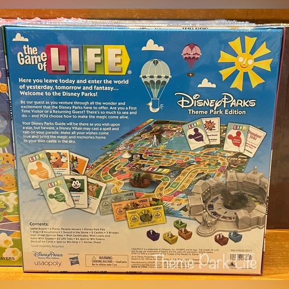 Disney Theme Parks Edition Game of Life Board Game NEW - Picture 2 of 2